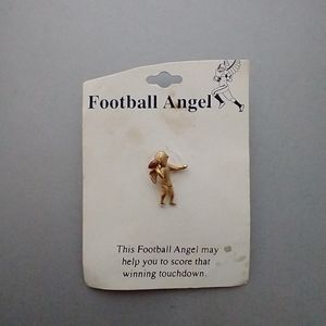 Football Angel pin